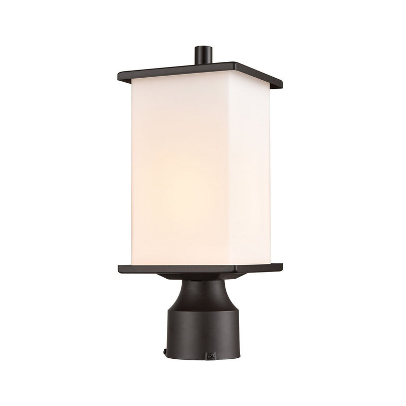 ELK Home - EN110196 - One Light Outdoor Post Mount - Broad Street - Textured Matte Black