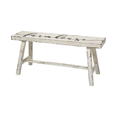 ELK Home - 351-10726 - Bench - Seta Spell - Aged White