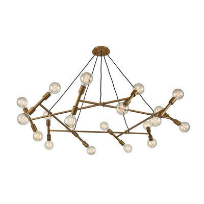 ELK Home - D4350 - 20 Light Chandelier - Guesting - Antique Brass