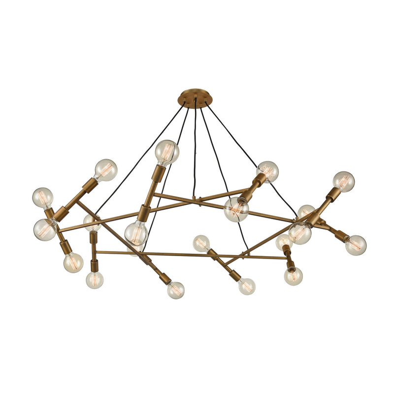 ELK Home - D4350 - 20 Light Chandelier - Guesting - Antique Brass