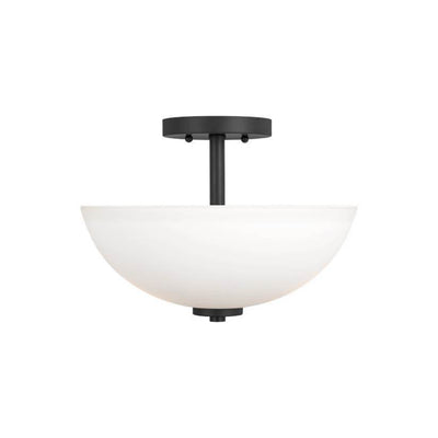 Oslo-Two Light Semi-Flush Convertible Pendant