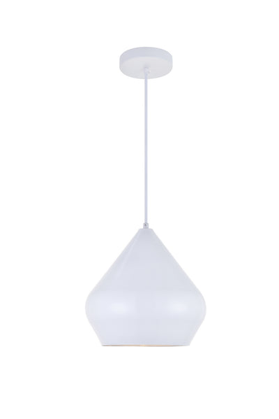 Elegant Lighting - LD2401WH - One Light Pendant - Axiom - White