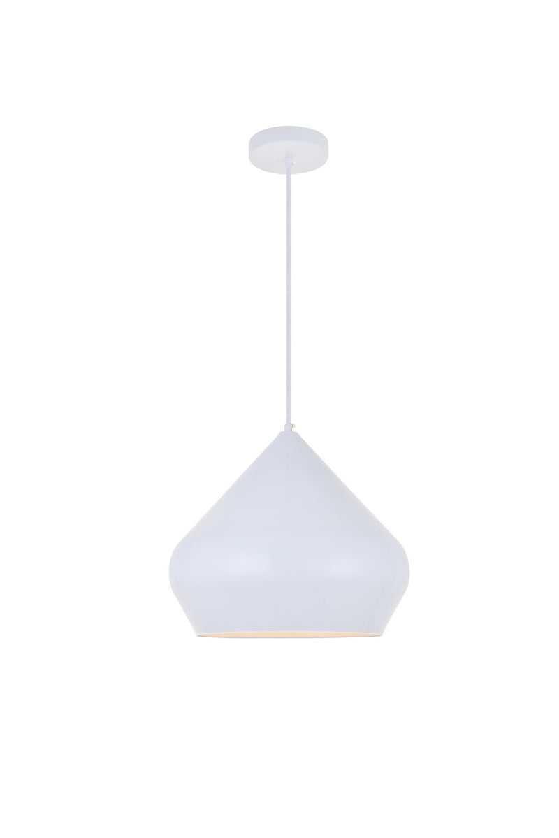 Elegant Lighting - LD2402WH - One Light Pendant - Axiom - White