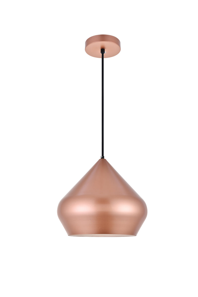 Elegant Lighting - LD2402HG - One Light Pendant - Axiom - Honey Gold