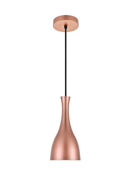 Elegant Lighting - LD2407HG - One Light Pendant - Aiken - Honey Gold