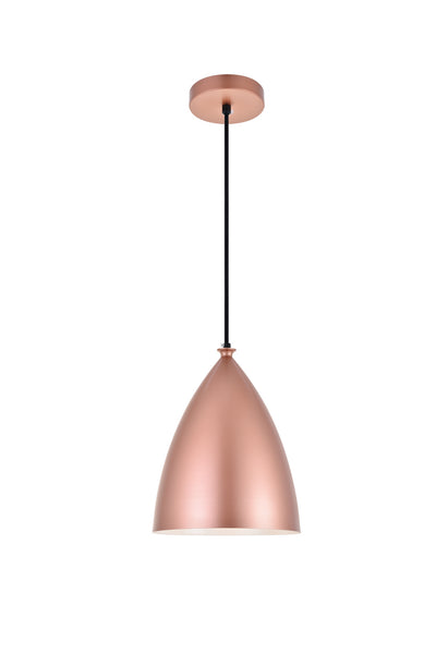 Elegant Lighting - LD2409HG - One Light Pendant - Kenneth - Honey Gold