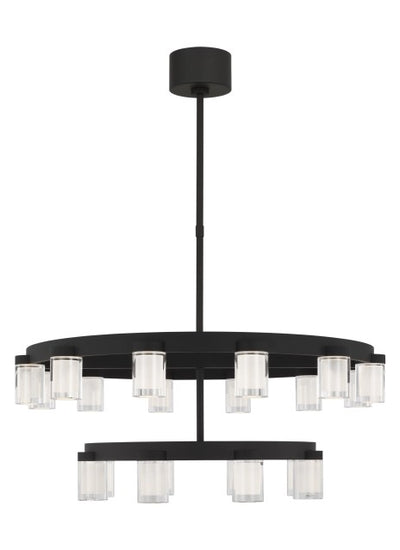 Visual Comfort Modern - KWCH19827B - LED Chandelier - Nightshade Black